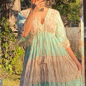 Bohemian Flowy Dress from Greece